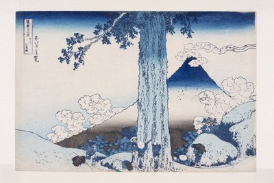 Mishima-pas in de provincie Kai door Katsushika Hokusai