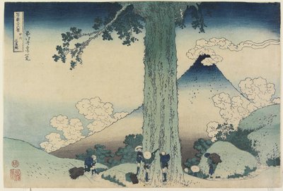 Mishima-pas in de provincie Kai, 1831-34 door Katsushika Hokusai