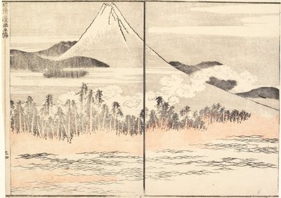 De berg Fuji door Katsushika Hokusai