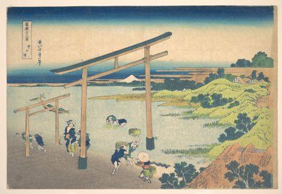 De baai van Noboto (Noboto no ura), uit de serie „Zesendertig gezichten op de berg Fuji“ (Fugaku sanjūrokkei) door Katsushika Hokusai
