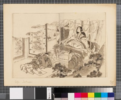 Scènes uit de oorlog tussen Japan en Korea, eind 18e-begin 19e eeuw door Katsushika Hokusai
