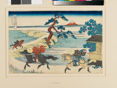 Sekiya Dorpen aan de Sumida Rivier door Katsushika Hokusai