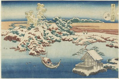 Sumida, c. 1833 door Katsushika Hokusai