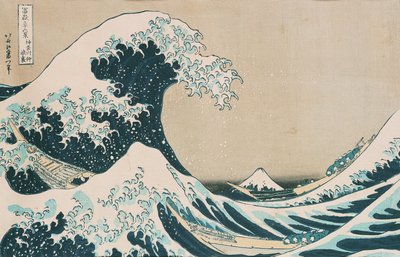 De grote golf van Kanagawa door Katsushika Hokusai
