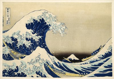 De Grote Golf van Kanagawa uit de serie 36 Zichten op de Berg Fuji door Katsushika Hokusai