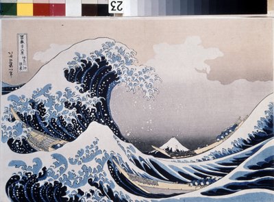 De Grote Golf bij Kanagawa door Katsushika Hokusai