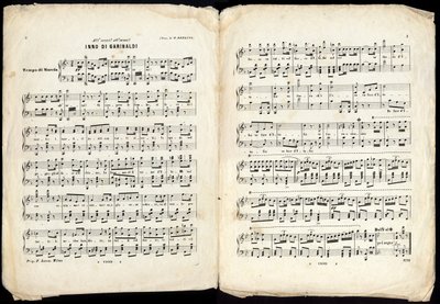 Hymne aan Garibaldi, eind 19e eeuw door Alec Hunter