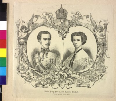 Keizer van Oostenrijk en Elisabeth Franz Joseph I door Katzler Katzler