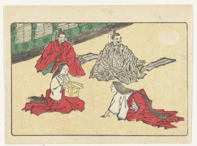 Hovelingen door Kawanabe Kyosai