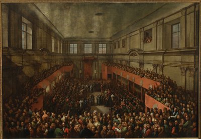 Poolse grondwet van 3 mei 1791 door Kazimierz Wojniakowski