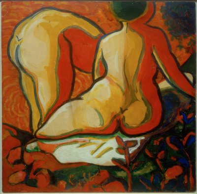 Bader in achteraanzicht door Kazimir Severinovich Malevich