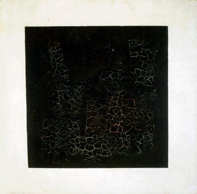 Zwart vierkant, begin 1920s door Kazimir Severinovich Malevich