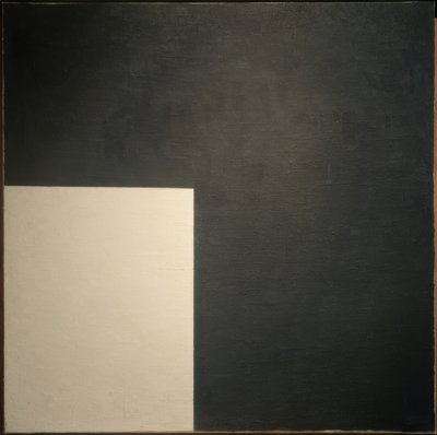 Zwart en Wit. Suprematistische compositie door Kazimir Severinovich Malevich