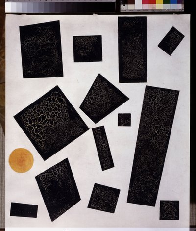 Compositie van suprematisme door Kazimir Severinovich Malevich
