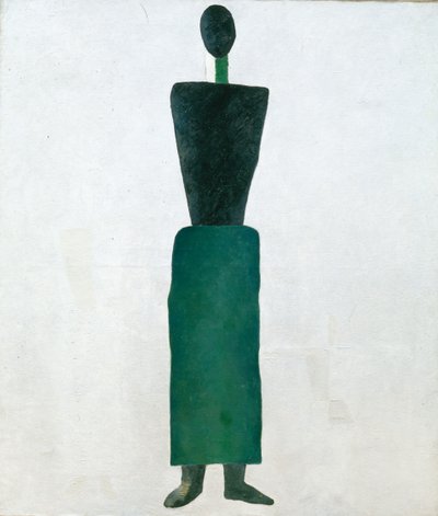 Vrouwelijke figuur, 1928-1929 door Kazimir Severinovich Malevich