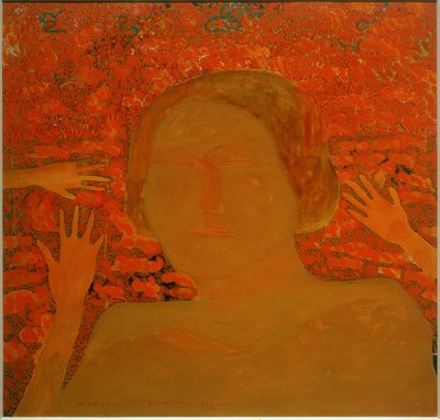Bevallende vrouw door Kazimir Severinovich Malevich