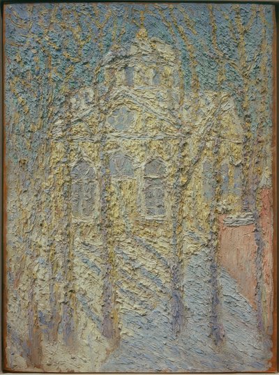 Kerk, circa 1906 door Kazimir Severinovich Malevich