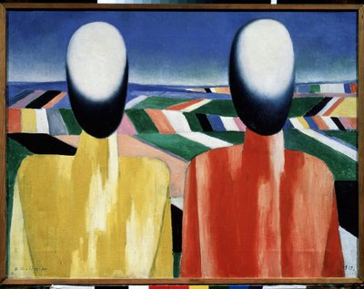 Boeren door Kazimir Severinovich Malevich