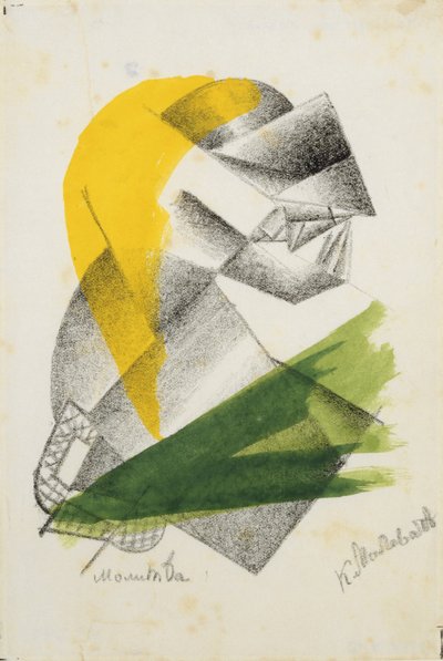 Gebed II, ca. 1913 door Kazimir Severinovich Malevich