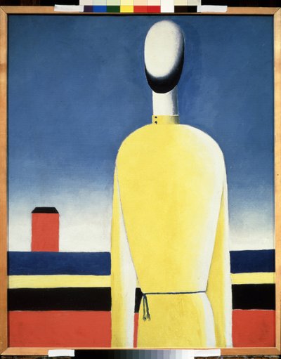 Gecompliceerde voorgevoelens. Torso in een gele shirt door Kazimir Severinovich Malevich