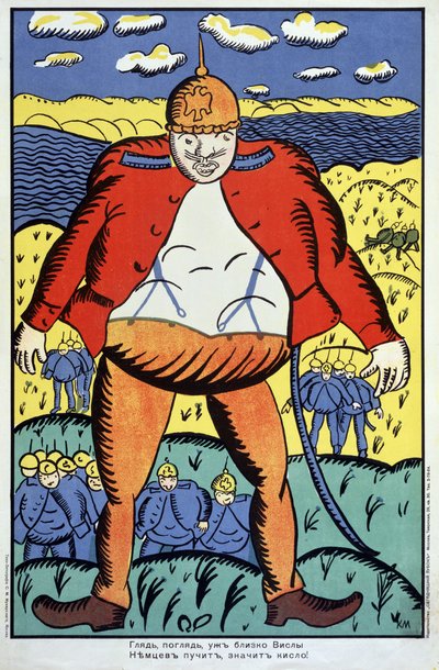 Kijk, de Wisla is niet ver... door Kazimir Severinovich Malevich