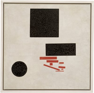 Suprematistische compositie, 1915 door Kazimir Severinovich Malevich