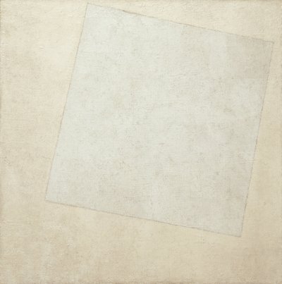 Suprematistische compositie: Wit op wit door Kazimir Severinovich Malevich