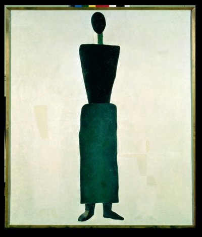 Suprematistische vrouwelijke figuur, 1928-32 door Kazimir Severinovich Malevich