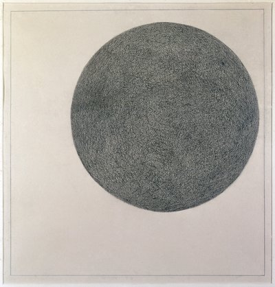 Suprematistisch element: cirkel door Kazimir Severinovich Malevich