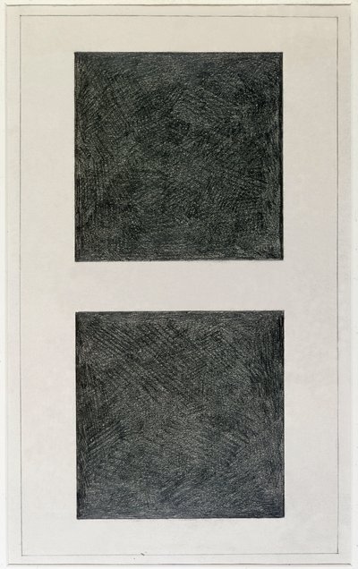 Suprematistisch element: twee vierkanten door Kazimir Severinovich Malevich