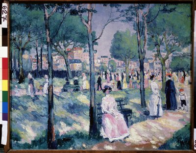 Op de boulevard door Kazimir Severinovich Malevich