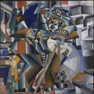 De Messenslijper of Principe van Glinsteren, 1912-3 door Kazimir Severinovich Malevich