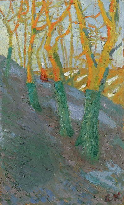 Bomen, ca.1904 door Kazimir Severinovich Malevich