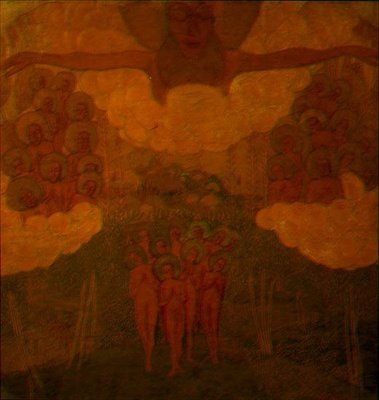 Triomf van de Hemelen, studie voor een fresco door Kazimir Severinovich Malevich