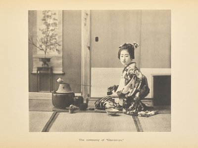 De ceremonie van "Cha-no-yu" door Kazumasa Ogawa