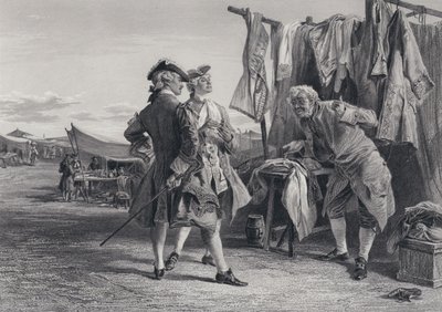Illustratie voor De Piraat door Sir Walter Scott door Keeley Halswelle