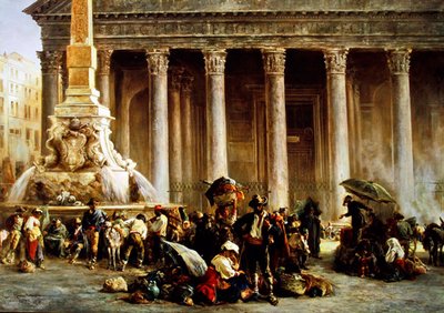 De kwakzalver van de Piazza Rotondo, Rome door Keeley Halswelle