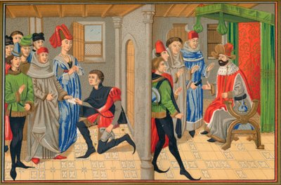 Scène uit het verhaal van Renaud De Montauban, 15e eeuw, 1849 door Kellerhoven