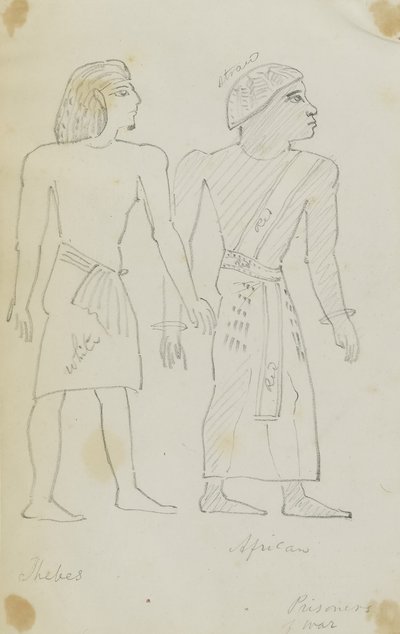 Krijgsgevangenen (Egyptische en Afrikaanse) door Kellogg, Miner Kilbourne
