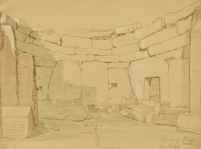 Ruïnes, Krindi, Malta door Kellogg, Miner Kilbourne