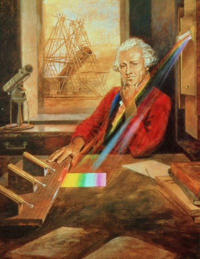 Sir William Herschel door Ken Hodges