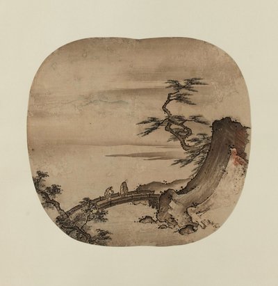 Landschap, tweede helft van de 15e eeuw door Kenkō Shōkei