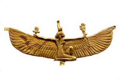 Boston Museum of Fine Art, Nubisch artefact van Gebel Barkal, Soedan, goud, Isis, MUSE door Kenneth Garrett