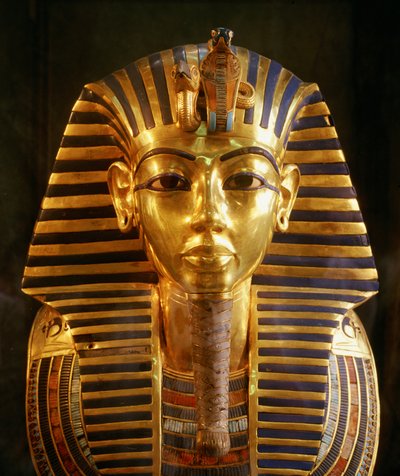 Gouden begrafenismasker van Koning Toetanchamon, Nieuwe Rijk door Kenneth Garrett