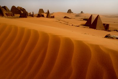 Meroe Piramides, Begarawiya Piramides, Soedan, Nubië, Zwarte Farao