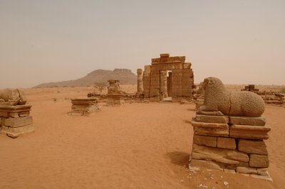 Naga site, Naqa, Boven-Nubië, Nubisch, oud centrum, Meroïtische Periode door Kenneth Garrett