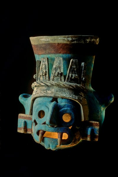 Tenochtitlan, Templo Mayor, Azteeks, Mexico, Mexico-Stad, Grote Tempel van de Azteken (2010) door Kenneth Garrett