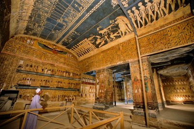 Graf van Seti I, Nieuwe Koninkrijk, Vallei der Koningen, Egypte, Farao, Koning, astronomisch door Kenneth Garrett