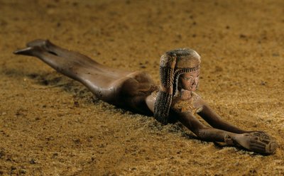 Zalflepel; regering van Amenhotep III; hout; goud, 2009 door Kenneth Garrett