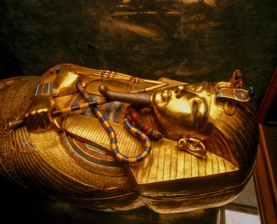 Vallei der Koningen, Gouden Kist, Toetanchamon, Die zijn mummie bevatte, Egypte door Kenneth Garrett